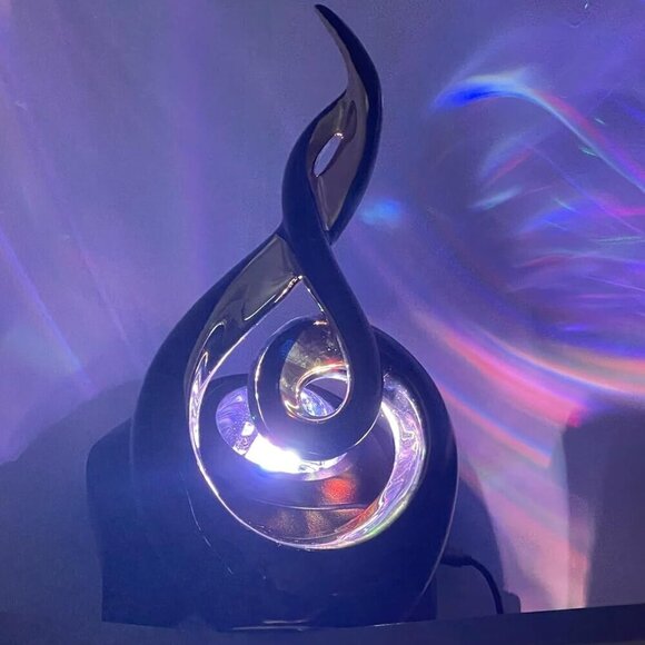 Modern Abstract Art Table Decoration Ceramic Statue Modern Blue Ornaments - Picture 1 of 10